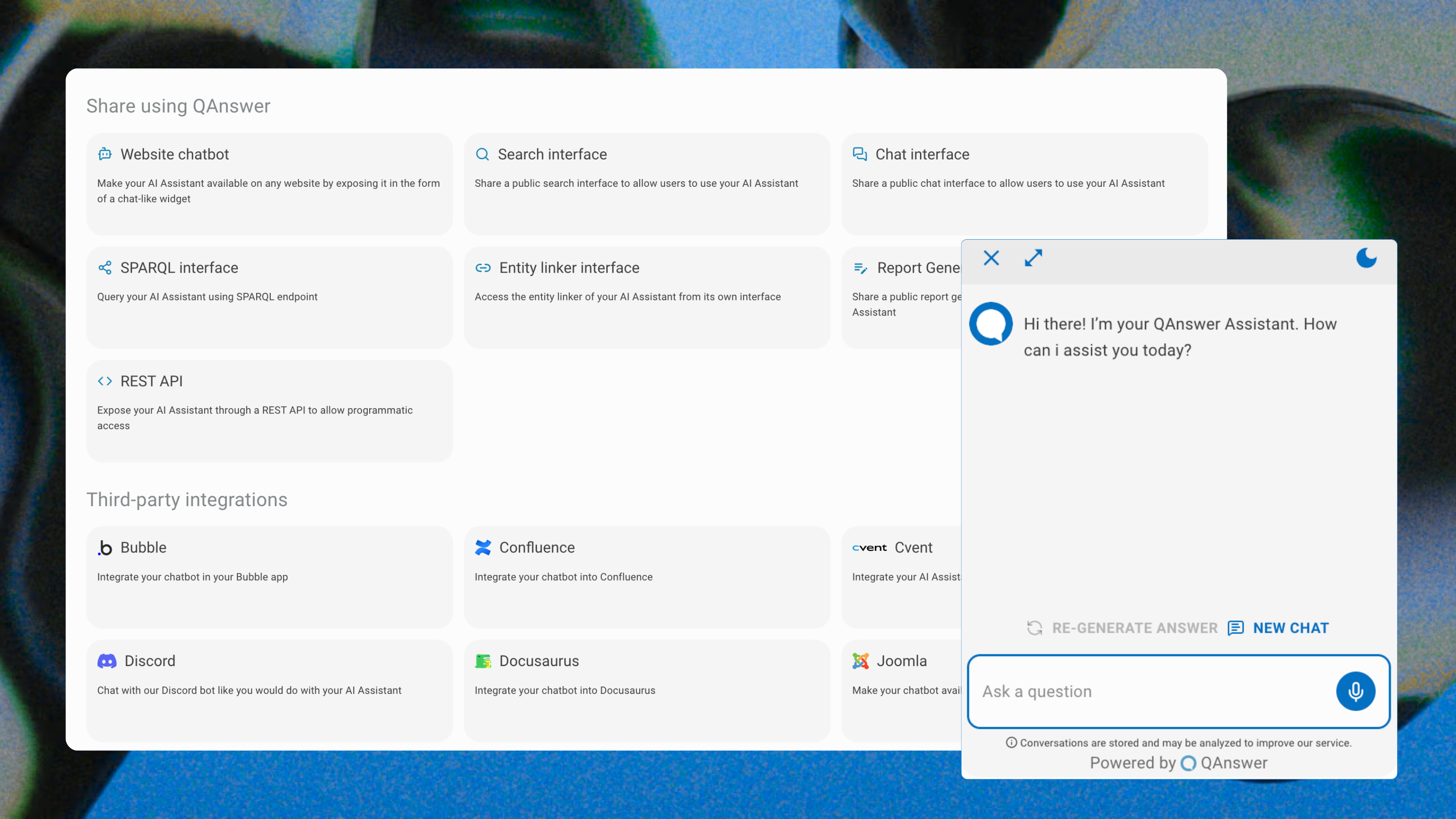QAnswer Integrations